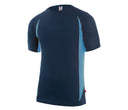 VELILLA TWO-TONE TECHNICAL T-SHIRT