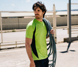 VELILLA TWO-TONE TECHNICAL T-SHIRT