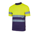 VELILLA TWO-TONE HIGH VISIBILITY TECHNICAL T-SHIRT