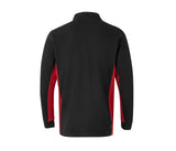 VELILLA TWO-TONE LONG-SLEEVE POLO SHIRT