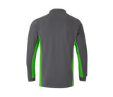 VELILLA TWO-TONE LONG-SLEEVE POLO SHIRT