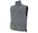 VELILLA TWO-TONE MULTI-POCKET PADDED VEST