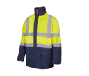 VELILLA 4-IN-1 TWO-TONE HIGH VISIBILITY PARKA