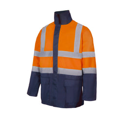4-IN-1 TWO-TONE HIGH VISIBILITY PARKA