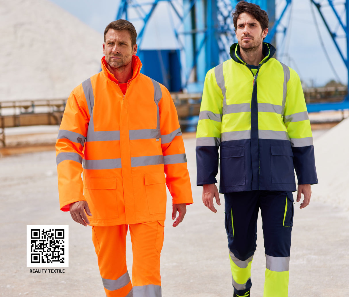 VELILLA 4-IN-1 TWO-TONE HIGH VISIBILITY PARKA