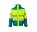 VELILLA TWO-TONE HIGH-VISIBILITY PADDED JACKET