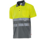 VELILLA TWO-TONE HIGH VISIBILITY SHORT SLEEVE POLO SHIRT