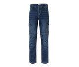 MULTI-POCKET STRETCH JEANS