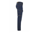 Multi-pocket stretch jeans