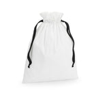 COTTON GIFT BAG WITH RIBBON DRAWSTRING