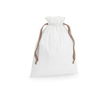 WESTFORD MILL COTTON GIFT BAG WITH RIBBON DRAWSTRING