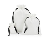WESTFORD MILL COTTON GIFT BAG WITH RIBBON DRAWSTRING