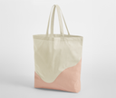 WESTFORD MILL ORGANIC COTTON WAVE PRINT MAXI TOTE
