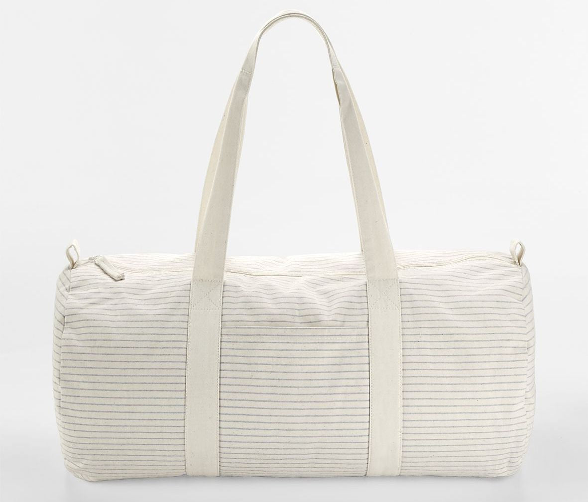 WESTFORD MILL STRIPED ORGANIC COTTON BARREL BAG