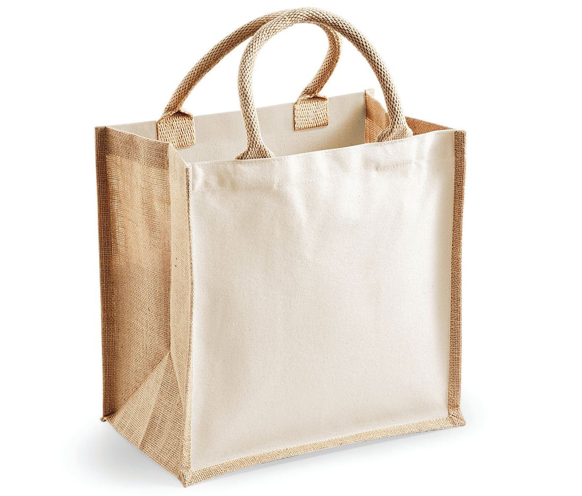WESTFORD MILL PRINTER'S MIDI JUTE BAG