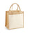 COTTON PUCKET JUTE MIDI TOTE