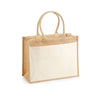 COTTON PUCKET JUTE SHOPPER