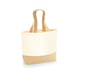 JUTE BASE CANVAS TOTE