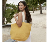 WESTFORD MILL SOFT WASHED JUTE BEACH BAG
