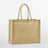 NATURAL STARCHED JUTE CLASSIC SHOPPER