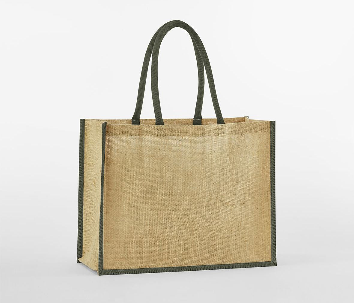 WESTFORD MILL NATURAL STARCHED JUTE CLASSIC SHOPPER