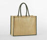 WESTFORD MILL NATURAL STARCHED JUTE CLASSIC SHOPPER