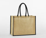 WESTFORD MILL NATURAL STARCHED JUTE CLASSIC SHOPPER