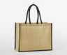 WESTFORD MILL NATURAL STARCHED JUTE CLASSIC SHOPPER