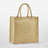 NATURAL STARCHED JUTE MINI GIFT BAG