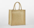 NATURAL STARCHED JUTE MINI GIFT BAG