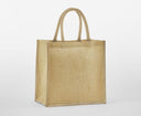 NATURAL STARCHED JUTE MINI GIFT BAG