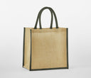 WESTFORD MILL NATURAL STARCHED JUTE MINI GIFT BAG
