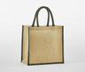 WESTFORD MILL NATURAL STARCHED JUTE MINI GIFT BAG