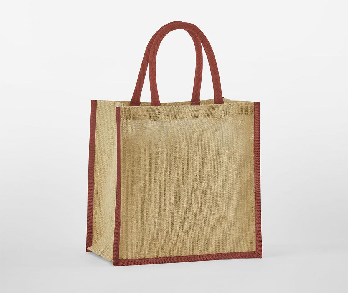 WESTFORD MILL NATURAL STARCHED JUTE MINI GIFT BAG
