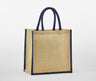 WESTFORD MILL NATURAL STARCHED JUTE MINI GIFT BAG