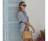 WESTFORD MILL NATURAL STARCHED JUTE MINI GIFT BAG