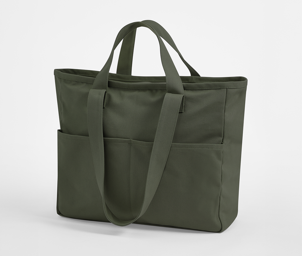 WESTFORD MILL DUAL HANDLE CARGO POCKET TOTE