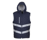 YOKO HI-VIS KENSINGTON HOODED GILET