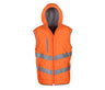YOKO HI-VIS KENSINGTON HOODED GILET