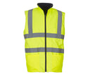 HI-VIS REVERSIBLE FLEECE BODYWARMER