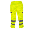 HI-VIS POLYCOTTON CARGO TROUSERS WITH KNEE PAD POCKETS