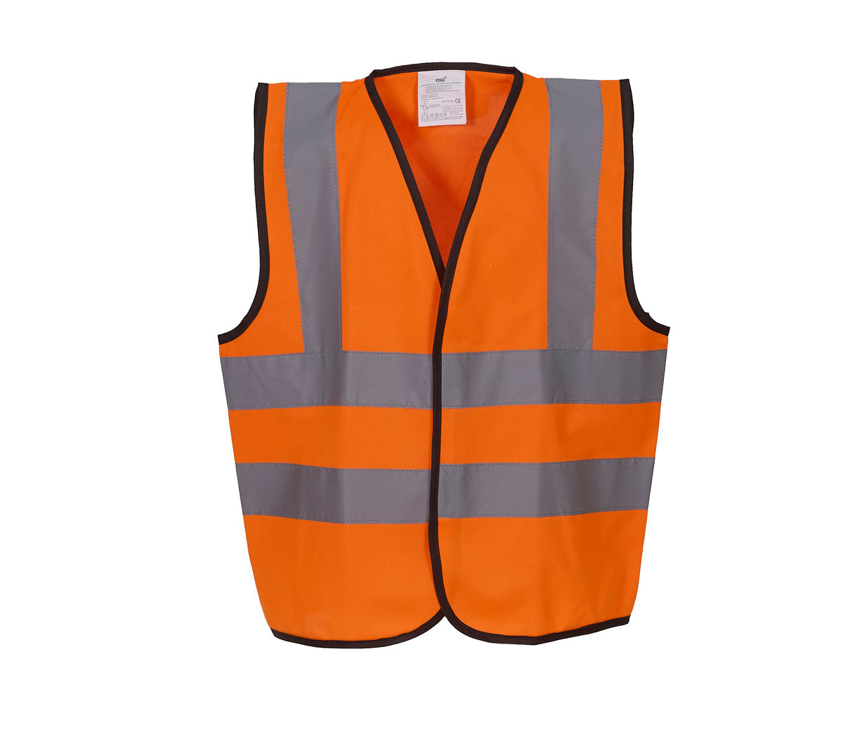 KIDS HI-VIS TWO BAND &amp; BRACES WAISTCOAT