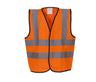 KIDS HI-VIS TWO BAND &amp; BRACES WAISTCOAT