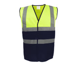 YOKO HI-VIS TWO-TONE WAISTCOAT