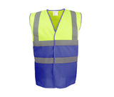 YOKO HI-VIS TWO-TONE WAISTCOAT