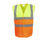 YOKO HI-VIS TWO-TONE WAISTCOAT