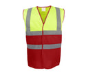 YOKO HI-VIS TWO-TONE WAISTCOAT