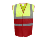YOKO HI-VIS TWO-TONE WAISTCOAT