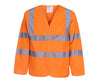 YOKO HI-VIS LONG SLEEVE WAISTCOAT
