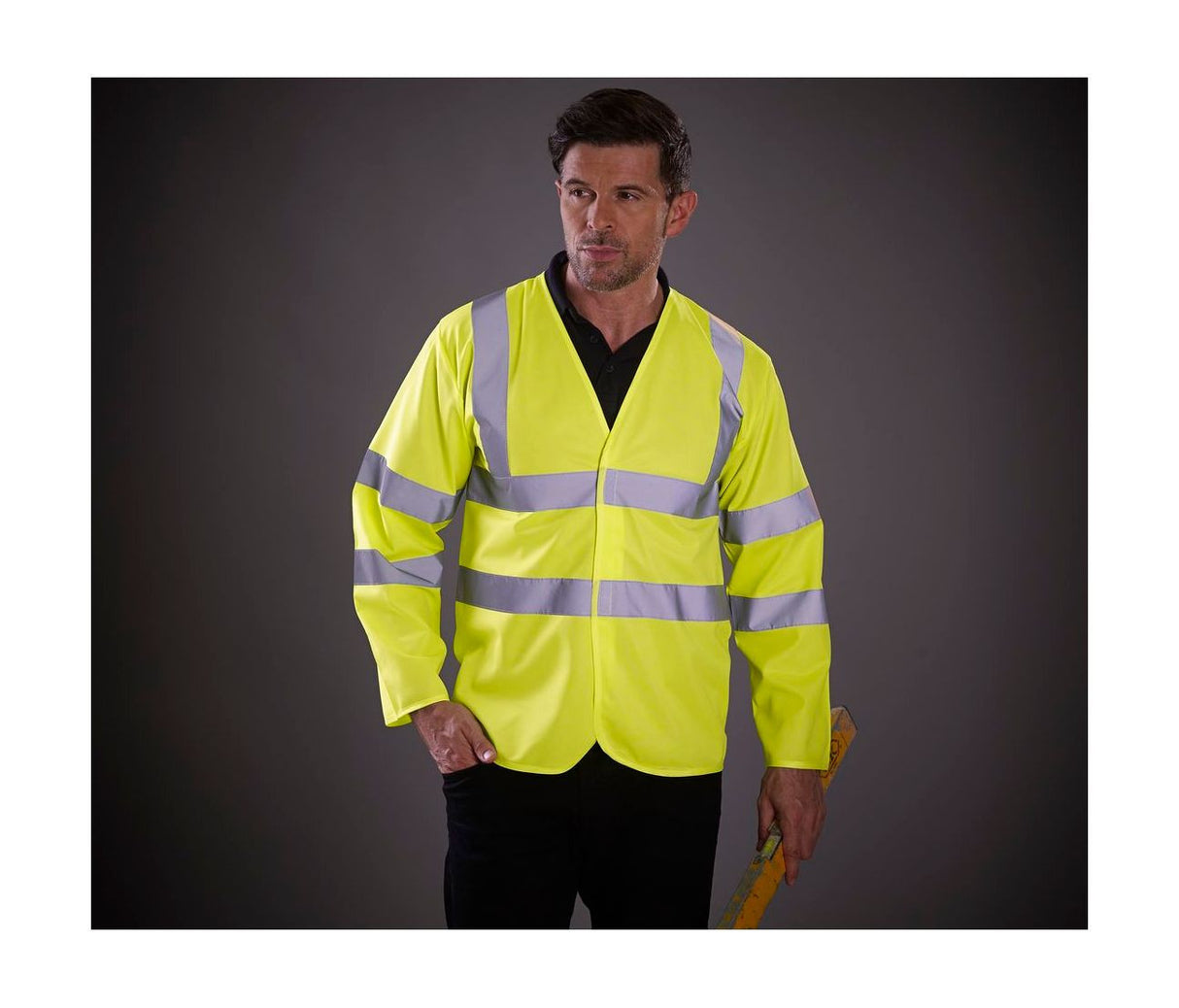 YOKO HI-VIS LONG SLEEVE WAISTCOAT